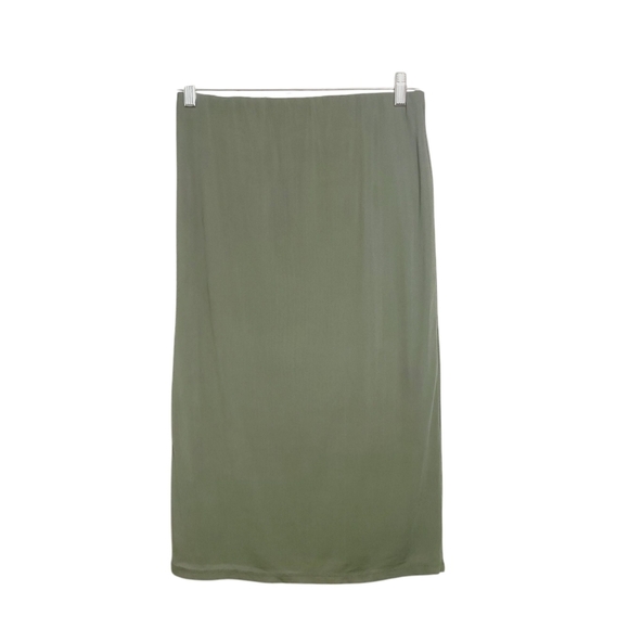 AFRM Los Angeles | Women's Long Sleeve Two Piece Green Skirt Set (Size Large/XL) - Picture 7 of 16